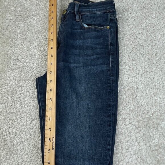 FRAME Le High Side Slit Skinny Released Hem Jean Ferdinand Womens 28 - Picture 10 of 11